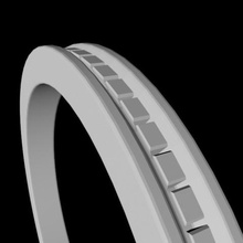 ring jewelry grommet gem 3d print model - Mito3D