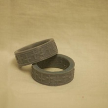 anel jóias cruz anéis 3d print model - Mito3D