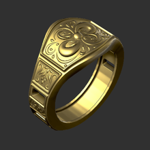 de l'anneau bijoux la qualité l' haut détail élégant simple 3d art 3d print model - Mito3D