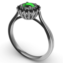 anillo joyería joya anillos stl canalla Arte flor diseñando impresión 3d print model - Mito3D