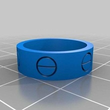 ring customized rings 3d print model - Mito3D