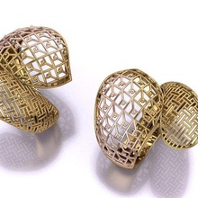 ring Schmuck Silber Modell gold Ringe Mode-ring 3d print model - Mito3D
