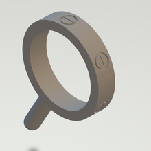 anel joalheria aliança 3d print model - Mito3D