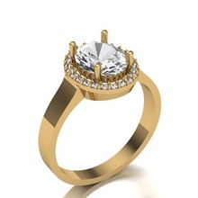 anel joalheria jóias senhores diamante ouro prata esterlina 3d print model - Mito3D