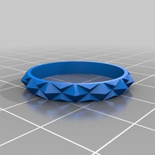 ring2 bijoux personnalisé anneaux 3d print model - Mito3D
