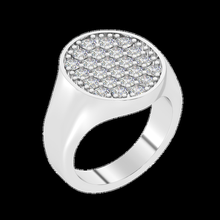 ring jewelry ring diamond stl female 3d print model - Mito3D