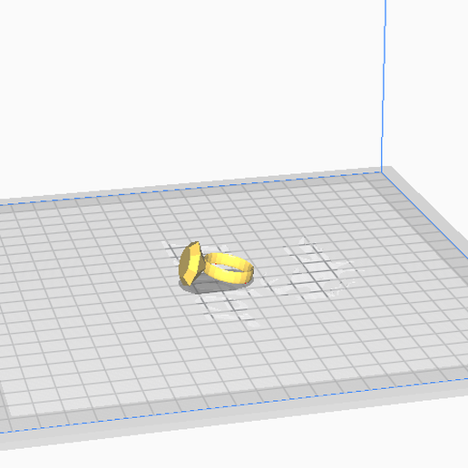 Ring Schmuck Diamant 3D print model - Mito3D