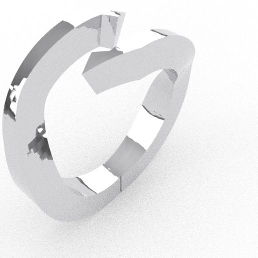 Ring Schmuck Gold Silber 3D print model - Mito3D