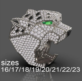 anillo pulsera pantera panthera panter colgante pendiente pendientes 3d print model - Mito3D