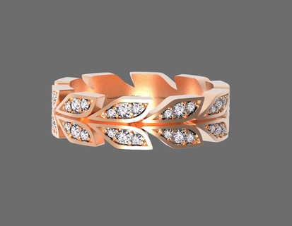 ring bracelet tiffany gold pendant link chain earrings 3d print model - Mito3D