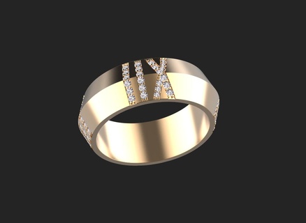 anel pulseira Tiffany ouro pingente ligação brincos 3d print model - Mito3D