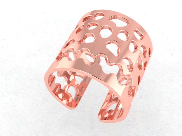 ring jewelry silver gold 3D print model - Mito3D