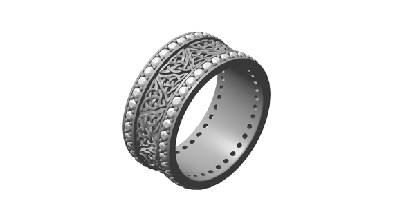 anillo joya collares colgante pendiente libra esterlina oro joyería llaveros pendientes esposas 3d print model - Mito3D