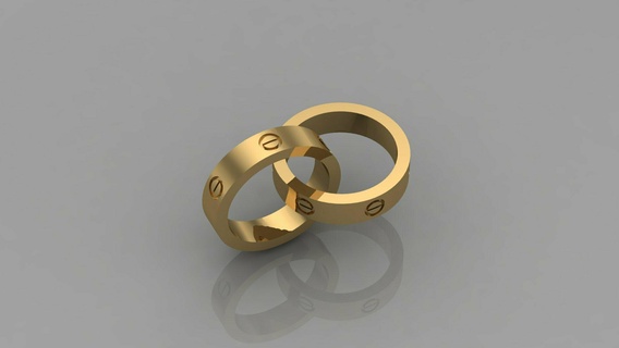 squillare anelli 3d print model - Mito3D