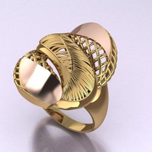 anello gioielli argento modello oro anelli moda-ring 3d print model - Mito3D