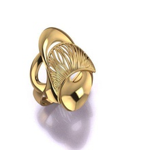 anello gioielli argento modello oro anelli moda-ring 3d print model - Mito3D