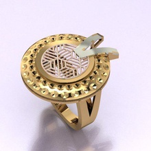 de l'anneau bijoux d'argent modèle or les anneaux la mode 3d print model - Mito3D