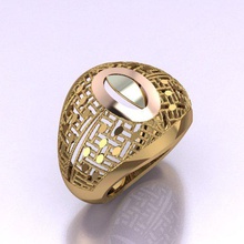 ring jewelry silver model gold rings fashion-ring 3d print model - Mito3D