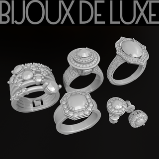 Ring Bijoux 2 Mode Stylist Lebensstil 3d print model - Mito3D