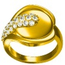 anillo jcd 3d impresión modelo joyería joya anillos solitario libra esterlina imprimible diamante platino brillante Boda compromiso plata delicado ligero oro 3d print model - Mito3D
