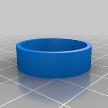 ring - size 16 jewelry customized rings 3d print model - Mito3D