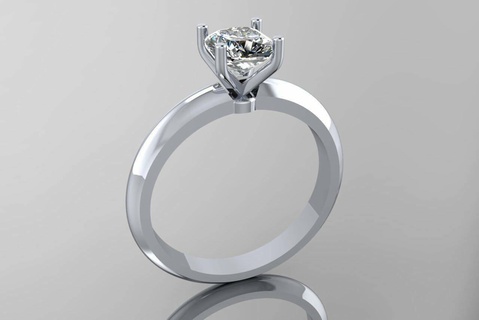 ring 70ct stl file jewelery gold jewelry commitment get married engagment 3d print model - Mito3D