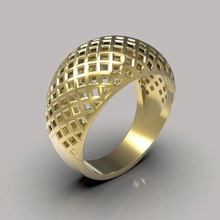 Ring 004 Schmuck Gold Weiß Silber 3d print model - Mito3D