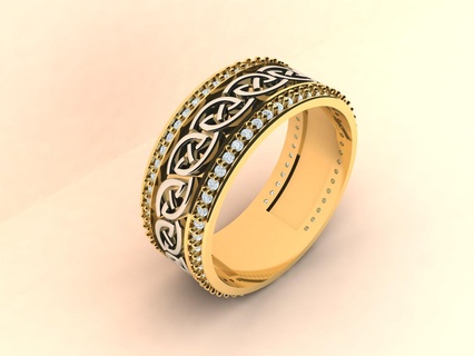 ring 004 rings jewelry jewelry ring 3dprinted jewelry wedding ring jewelry make stl jewelry 3dprint jewelry printable 3d printing fashion gold woman ring accessories trendy jewel jewelry designer gold jewelry fine jewelry trendy jewelry  3d print model - Mito3D
