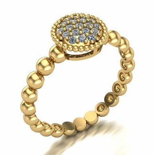 ring 008 gold jewelry silver diamond jewellery jewel engagement wedding fashion goldring pendants rings 3d print model - Mito3D