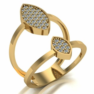 Ring 013 Gold Schmuck Silber Diamant Juwel Engagement Hochzeit Mode Goldring Anhänger Ringe 3d print model - Mito3D