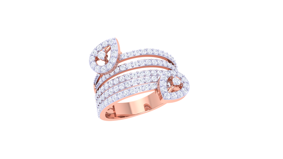 anillo 022 joyería joya anillos diamante compromiso unido estados corazón amor oro platino Boda solitario 3d print model - Mito3D