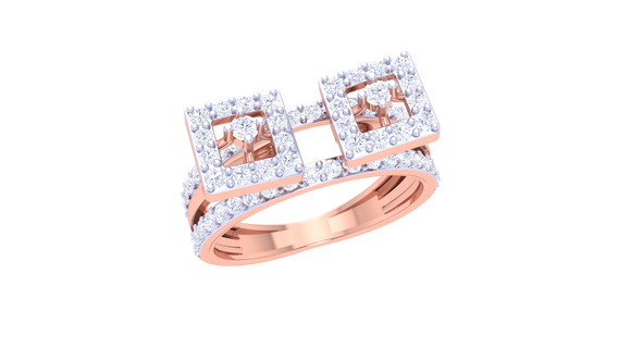 anillo 026 joyería joya anillos diamante compromiso unido estados corazón amor oro platino Boda solitario 3d print model - Mito3D