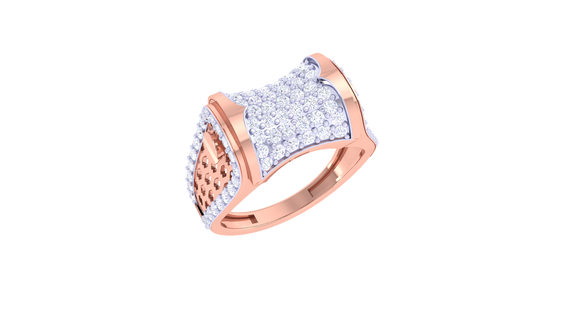 bague 034 bijoux anneaux diamant bagues fiançailles uni États cœur l'amour d'or platine mariage solitaire engagement 3d print model - Mito3D