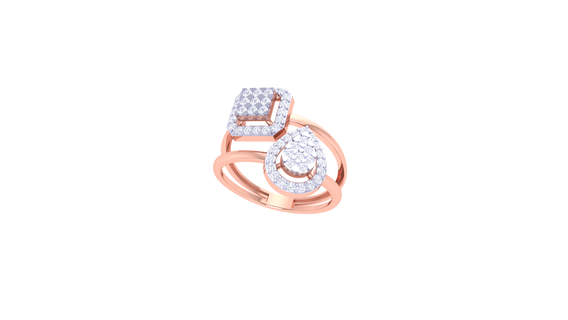 anillo 039 joyería joya anillos diamante compromiso unido estados corazón amor oro platino Boda solitario 3d print model - Mito3D