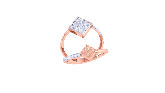 squillare 041 gioielleria anelli diamante fidanzamento unito cuore amore d'oro platino nozze solitario Fidanzamento 3d print model - Mito3D