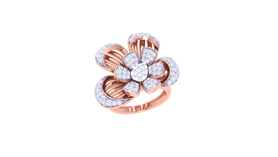 squillare 043 gioielleria anelli diamante fidanzamento unito cuore amore d'oro platino nozze solitario Fidanzamento 3d print model - Mito3D