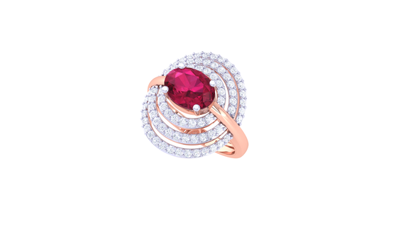 anillo 051 joyería joya anillos diamante compromiso unido estados corazón amor oro platino Boda solitario 3d print model - Mito3D