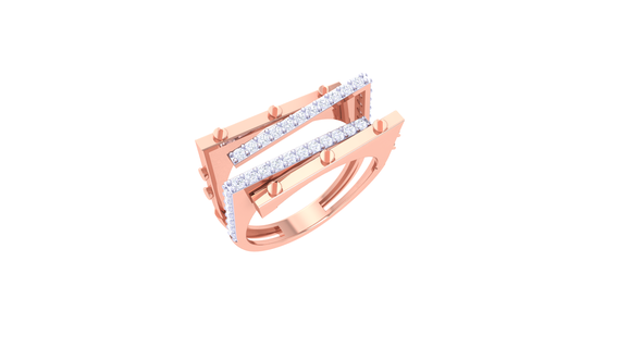 anillo 057 joyería joya anillos diamante compromiso unido estados corazón amor oro platino Boda solitario 3d print model - Mito3D