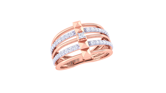 anel 059 joalheria argolas diamante anéis noivado Unidos estados coração amar jóias ouro platina Casamento solitário 3d print model - Mito3D