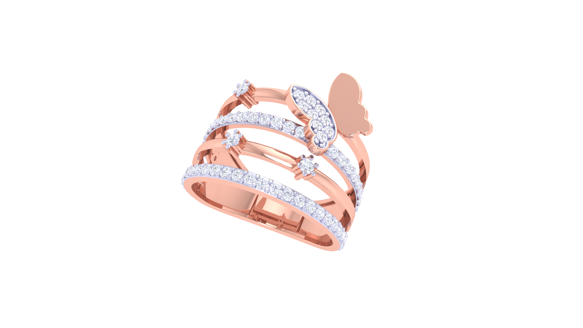 squillare 066 gioielleria anelli diamante fidanzamento unito cuore amore d'oro platino nozze solitario Fidanzamento 3D print model - Mito3D