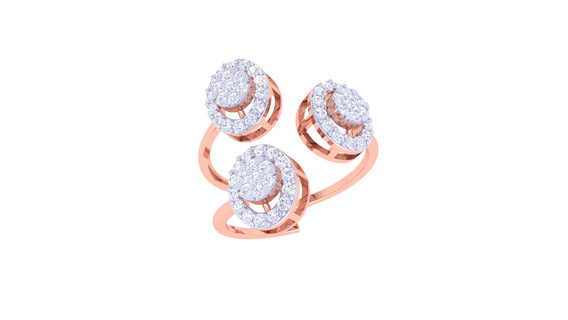 anillo 068 joyería joya anillos diamante compromiso unido estados corazón amor oro platino Boda solitario 3d print model - Mito3D