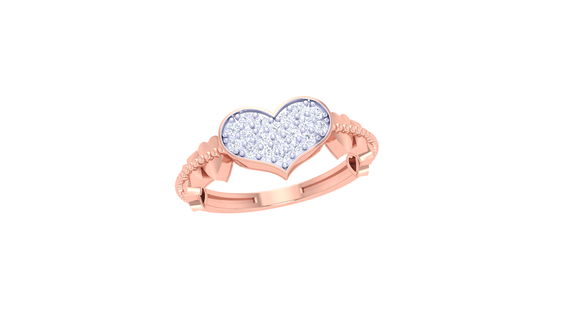 squillare 070 gioielleria gioielleria anelli diamante squillare anelli fidanzamento unito cuore amore gioielleria anelli d'oro platino nozze solitario Fidanzamento 3d print model - Mito3D