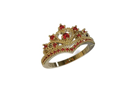 anillo 15 años 15years anillo anillos joyería joya niña partido diamantes 3d print model - Mito3D