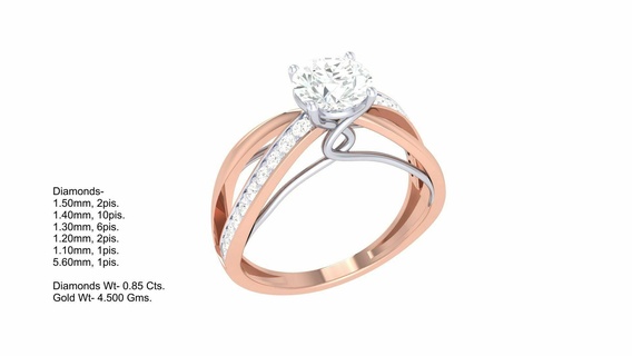 squillare 264 gioielleria anelli diamante fidanzamento unito cuore amore d'oro platino nozze solitario Fidanzamento 3d print model - Mito3D