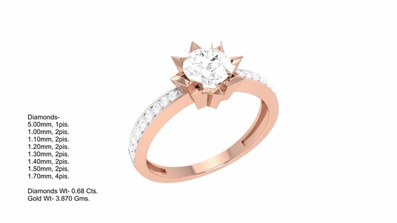 squillare 267 gioielleria anelli diamante fidanzamento unito cuore amore d'oro platino nozze solitario Fidanzamento 3d print model - Mito3D