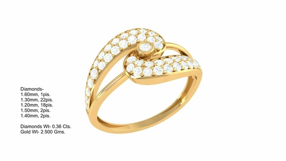 squillare 305 gioielleria anelli diamante fidanzamento unito cuore amore d'oro platino nozze solitario Fidanzamento 3d print model - Mito3D