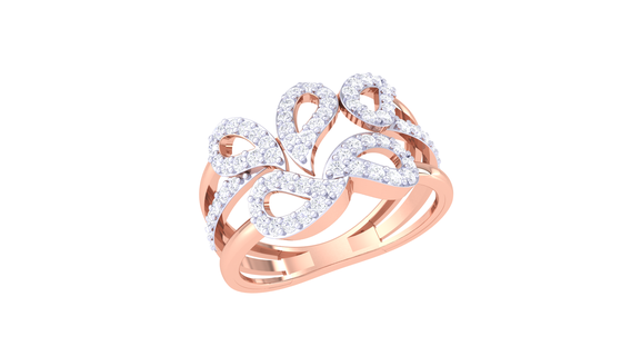 squillare 350 gioielleria anelli diamante fidanzamento unito cuore amore d'oro platino nozze solitario Fidanzamento 3d print model - Mito3D