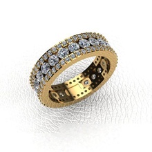 anillo 36 joyería joya oro plata 3dprint imprimible 3dmodel Moda flores piedra redonda rounddimond rubí marquesa diamante Boda 3d print model - Mito3D