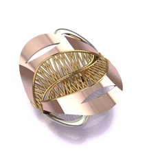 ring 3d jewelry gold shining luxury disjunct weeding sterling printable jewel jewellery wedding engagement necklace diamond fashion and beauty silver vintag bracelate rings 3d print model - Mito3D