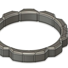 Ring 4 Schmuck Ringe 3d print model - Mito3D